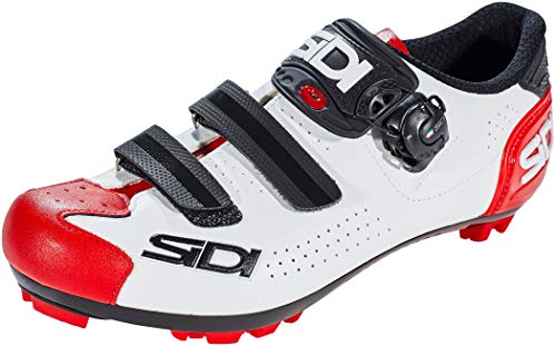 Sidi, Zapatillas de gimnasio Unisex adulto, White Black Red, 38 EU