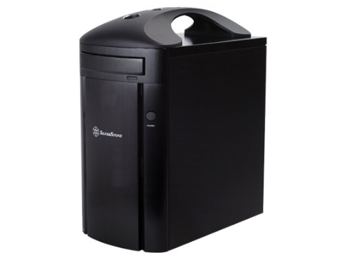 Silverstone SST-SG04B-H Carcasa de Ordenador Escritorio Negro - Caja de Ordenador (Escritorio, PC, Aluminio, Negro, 200 mm, 347 mm)