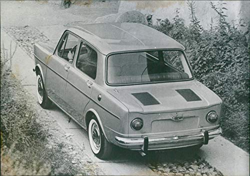 Simca 1000 GLS - Vintage Press Photo