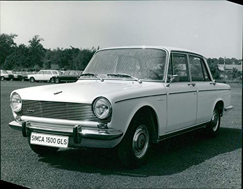 Simca 1500 GLS - Vintage Press Photo