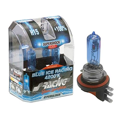 Simoni Racing BIR/H15 Kit 2 Lámparas Blue Ice Racing, enchufe H15