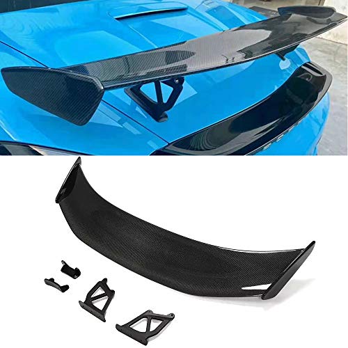 SIOM Spoiler de Tronco, ala de alerón Trasero del Coche para Porsche Boxster Cayman 718 981 GT4 Tronco Trasero Big Spoiler Lab Lip Fibra de Carbono