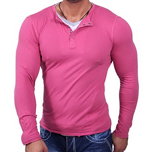 Sixth June B4088 – 2 in1 V de cuello Cuello Manga Larga Jersey Color Rosa SJ de 706 nuevo Rosa medium