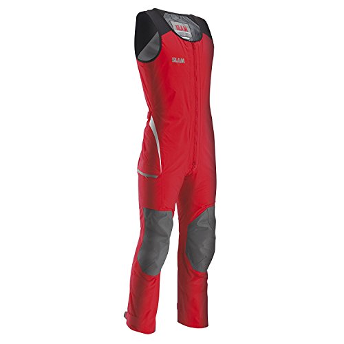 Slam Man Technical Collection 155gr Nylon Taslon Force 2 Long John Traje de neopreno Col.625 Malla y forro de tafetán Rojo Long John Wetsuit 2XL