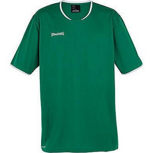 Spalding Move Shooting Shirt S/S Cubre, Hombre, Lagoon/Blanco, 152