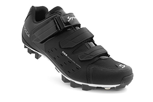 Spiuk Rocca MTB Zapatilla, Unisex Adulto, Negro Mate, 44