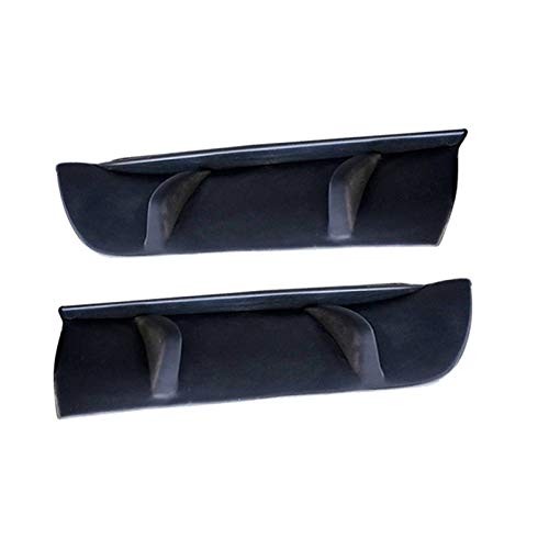 Splitter de alerón de carro Spoiler De Parachoques 2 Unids Exterior Negro Trasero Parachoques Inferior Difusor De Labios Spoiler Cubierta Recorte Estilín ABS Fit For Toyota Camry 2018 2019 2020