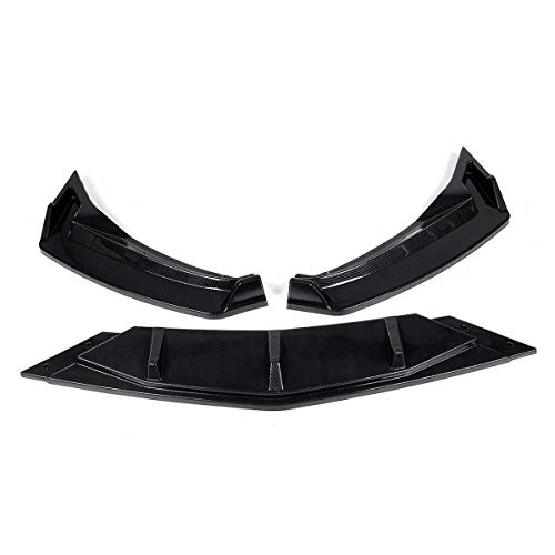 Spoilers 3 unids coche delantero delantero kit de cuerpo kit de cuerpo difusor de spoiler difusor de parachoques deflector de labios cubierta protector para VW para Passat B8 2017-2019 Alerón trasero