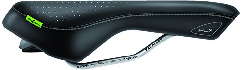 Sportourer Fahrradsattel FLX Gel DE Luxe 15 - Sillín de Bicicleta de montaña, Color Negro, Talla Standard