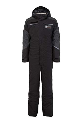 Spyder Traje de vuelo para hombre de equipo de esquí Gore-tex traje de nieve para equipo de esquí de EE. UU, Hombre, 199006, negro, S