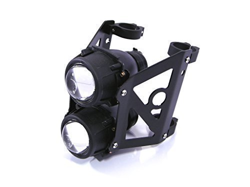 Streetfighter Moto Dual Apilados Proyector Faro Set Marca E para 44mm-45mm Tenedores