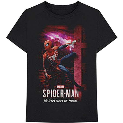 T-Shirt # M Unisex Black # Spider 3 Spidey Senses