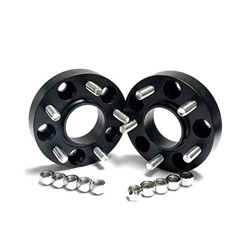 TAYDMEO 2PCS Separadores de Rueda 5x108 Hubcentric 63.4 Adaptador Espaciador de Aluminio de 15-35 mm, para Ford Kuga Focus Mondeo Edge Fiesta