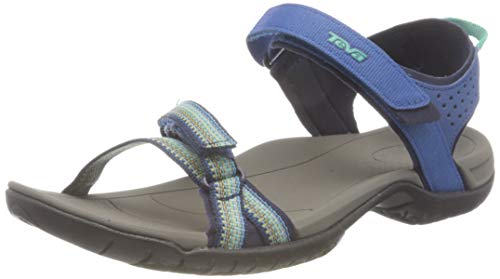 Teva Verra Sandal Womens, Zapatos para Senderismo para Mujer, Blau, 38 EU