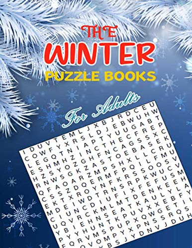 The Winter Puzzle Books For Adults: Large-Print Word Search Enjoy Challenge Book for Adults and Senior