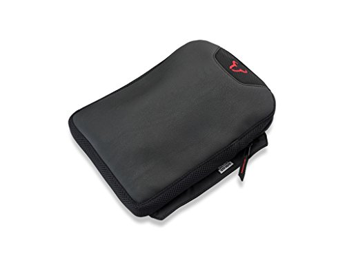 Traveller Pillion Cushion SW-MOTECH Black. 22 x 30 cm. with Polyurethane Air Cushion.