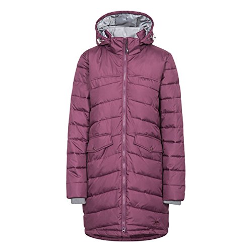 Trespass Abrigo Acolchado Homely para Mujer, Mujer, Color Blackberry, tamaño XS