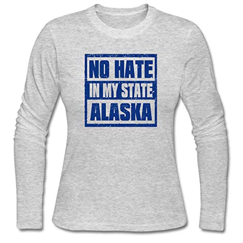 Women No Hate In My State Alaska Long Sleeve T-Shirt
