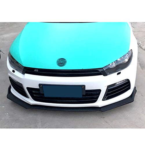 wuwenjun 3 Piezas Parachoques Delantero Spoiler Protector Placa Labio Divisor Cuerpo Kit PP plástico Decorativo para VW Scirocco R 2009-2015