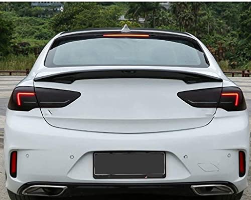 XBXDM Alerón Trasero para Maletero, Apto para Opel Insignia Spoiler 2017-2019, Alerón Trasero Abs Estilo G, Accesorios Deportivos, Rayas De Alerón De Labios (Color, Negro), Blanco