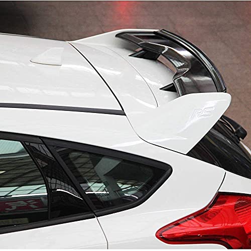 Zazaz Alerón Trasero Spoiler de ABS para Ford Focus RS Hatchback 2012 2013 2014 2015 2016 2017 2018, Accesorios de Modificación del Alerón del Maletero, Duradero, Brillante