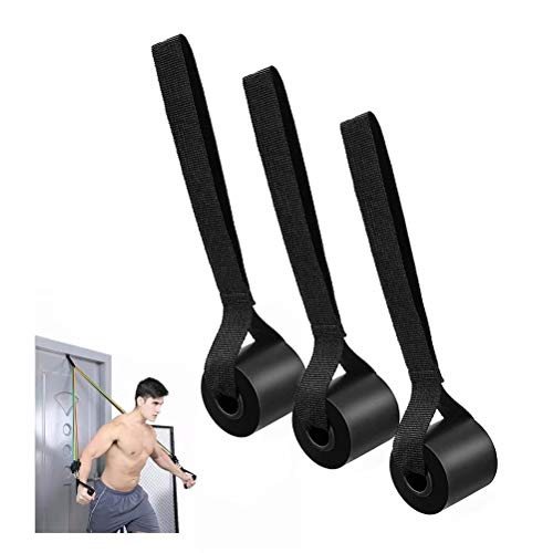 3 Pcs Ancla De Puerta, Door Anchor Entrenamiento En Suspensión Sistema De Tope para La Puerta para El Uso con Cables De Formación De Fitness Y Ejercicio Banda De Resistencia