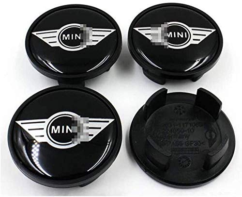 4 Piezas Coche Tapas centrales, para for Mini Cooper R56 R50 R53 F56 Car Pegatina Centrales Tapones Mediados Tapas