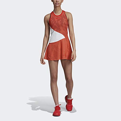 adidas Asmc Dress Vestido, Mujer, rojact, S