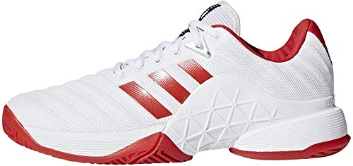 Adidas Barricade 2018 W, Zapatillas de Tenis Mujer, Blanco (Ftwbla/Escarl 000), 38 EU