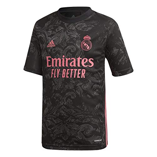 adidas Madrid Temporada 2020/21 Real 3 JSY Y Camiseta Tercera equipación, Niño, Negro, 176