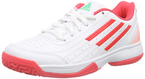 adidas Sonic Attack K, Zapatillas de Tenis Unisex niños, Blanco/Rojo (Ftwbla/Rojimp/Brisol), 32