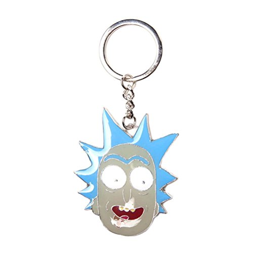 Adventure Time Keychain Marceline Metal Grey