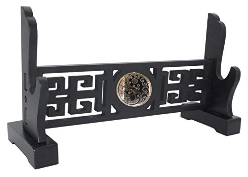 AMDHZ Katana Rack Soporte de Espada Katana Samurai Soporte Soporte Hanger Rack Desktop Pantalla China Tai Chi Style 1-Nivel Titular de la Espada