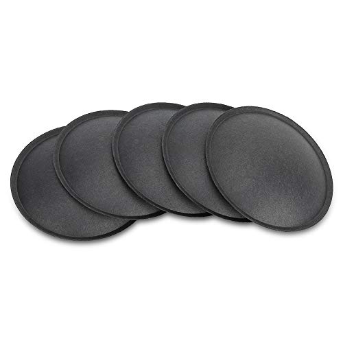 ANGGREK 5PCS 72MM Simple Paper Subwoofer Horn Tapa Protectora a Prueba de Polvo para Altavoces de Escenario KTV Bocina Tapa Antipolvo