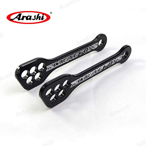 Arashi Kits de instalación de suspensión inferior trasera ajustable para Suzuki Hayabusa GSXR 1300 1999-2017 Accesorios para motocicletass GSX-R1300 GSX1300R Negro 2013 2014 2015 2016