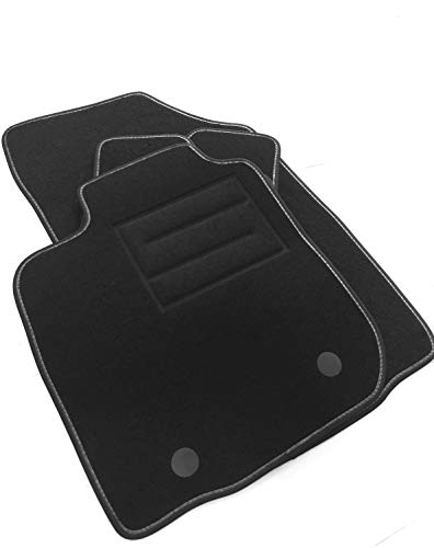 ASC - Alfombrillas para coche con talonera y botones