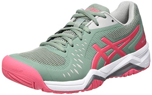 ASICS Gel-Challenger 12, Zapatos de Tenis Mujer, Gris Rosa Slate Grey Pink Cameo, 39 EU