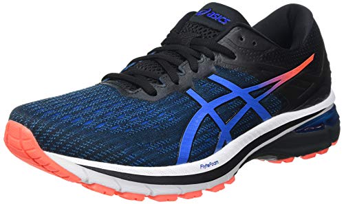 Asics GT-2000 9, Road Running Shoe Hombre, Black/Directoire Blue, 42.5 EU