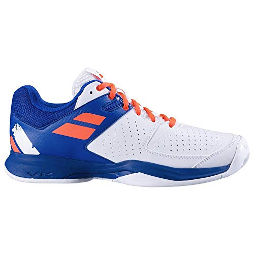 BABOLAT Pulsion All Court M, Zapatillas de Tenis Hombre, White/Dazzling Blue, 41 EU