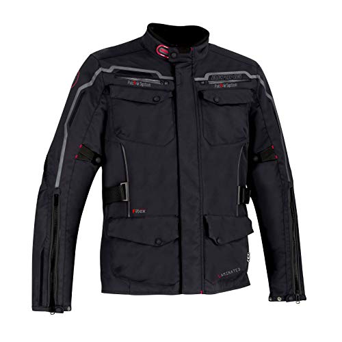 BERING Chaqueta moto BALISTIK Negro, Negro, L