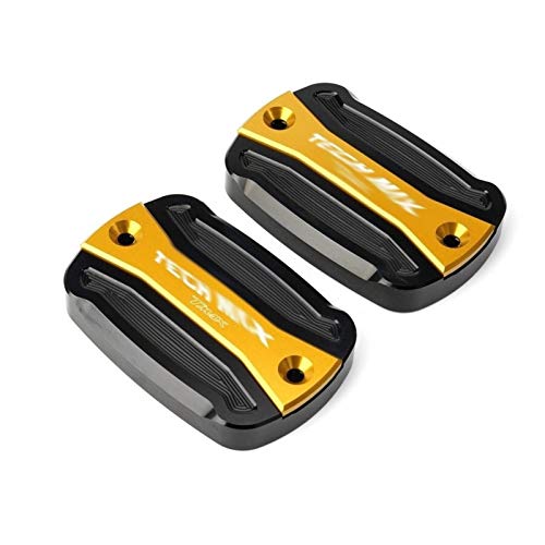 BGGZZG CNC de Aluminio Freno de la Motocicleta Tapa Depósito de líquido/Ajuste for Yamaha/Ajuste for T MAX T-MAX 560 Tech MAX 2020 (Color : 1 Pair Gold)