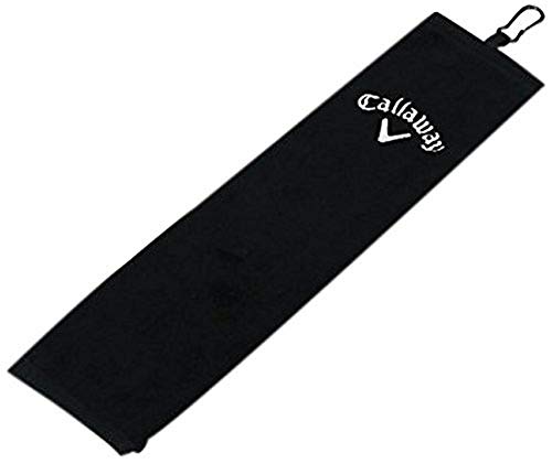 Callaway Toalla plegable, Unisex-Adulto, Negro, Talla única