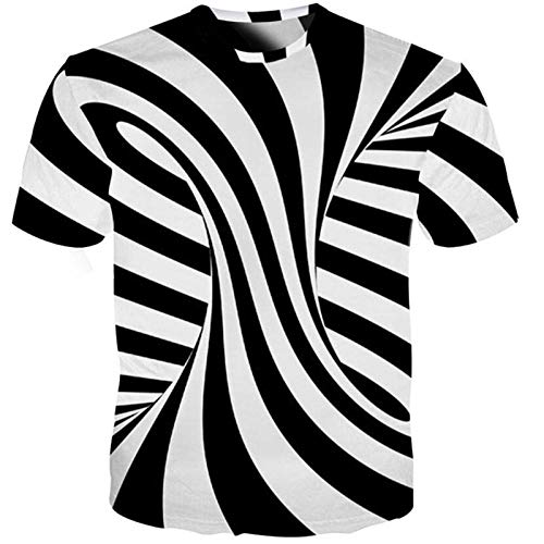 Camiseta Camiseta 3D Masculina Streak Tops Camiseta De Verano De Moda Top Streatwear Hombres Cool Men S Hip Hop Tees-T2_Metro