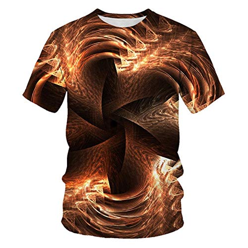 Camisetas Manga Corta Hombre Camiseta con Estampado 3D Hombres Nueva Camiseta Extraña De Manga Corta Harajuku Slim Fitness Camisetas Hip Hop Streetwear Camiseta Homme Clothes A-T2_Metro