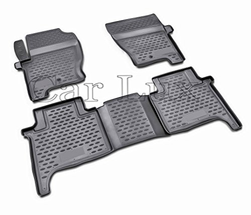 Car Lux AR01464 - Alfombrillas de goma a medida tipo cubeta para RangeRover Sport desde 2005-3D borde alto