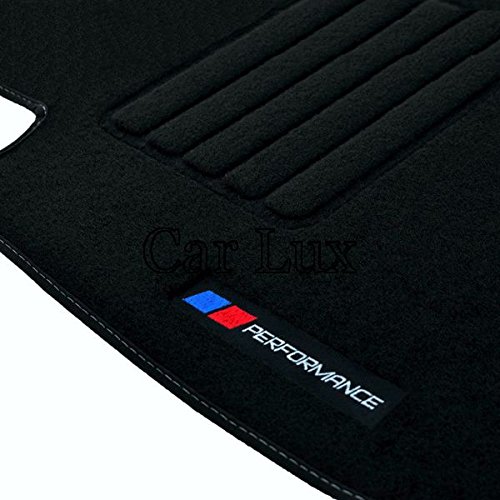 Car Lux AR04015- Alfombrillas Coche a Medida Performance PB en Velour para Serie 3 Coupe E46