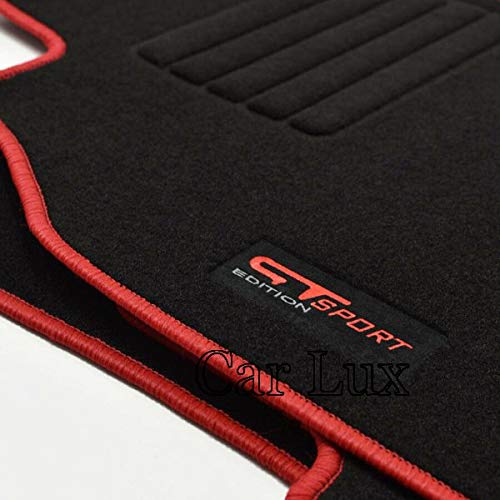 Car Lux AR066146 - Alfombras Alfombrillas a Medida para el 3008 GT Edition Desde 2009-