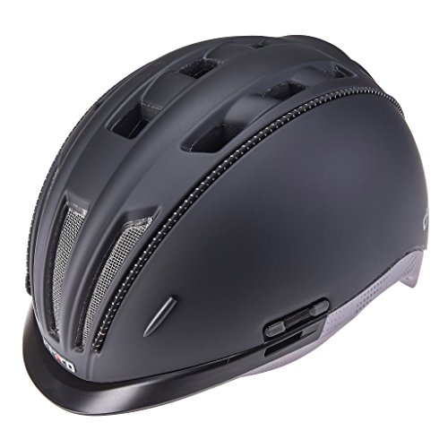 Casco Roadster T Casco para Adulto, Negro, Gr. M-L (58-60 cm)