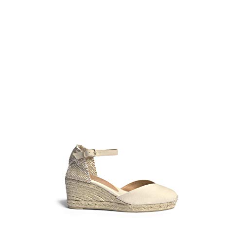 Castañer Chiarita, Zapatillas Mujer, Ivory, 35 EU