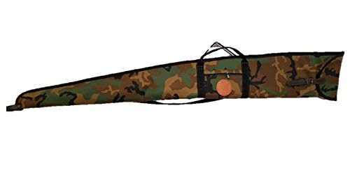 CAZA Y AVENTURA Funda para Escopeta superpuesta o paralela montada en Camuflaje 120 cm